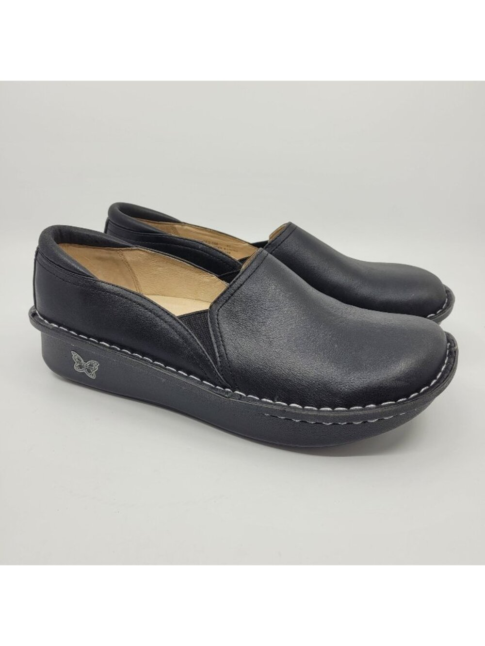 Alegria Debra Black Nappa Slip On Shoes 688 Women's Size 10.5 - 11 EU 41